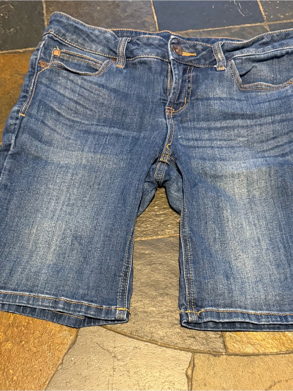 jcpenney Blue Denim Jean Shorts - Classic Mid Wash